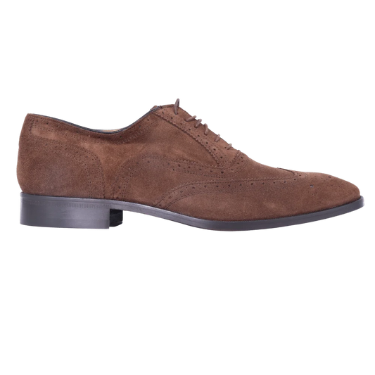 Men's Mercanti Fiorentini Oxford Brogue in Chocolate Suede Formal and Dress Shoe (6650) available in-store, 337 Monty Naicker Street, Durban CBD or online at Omar's Tailors & Outfitters online store.   A men's fashion curation for South African men - established in 1911.