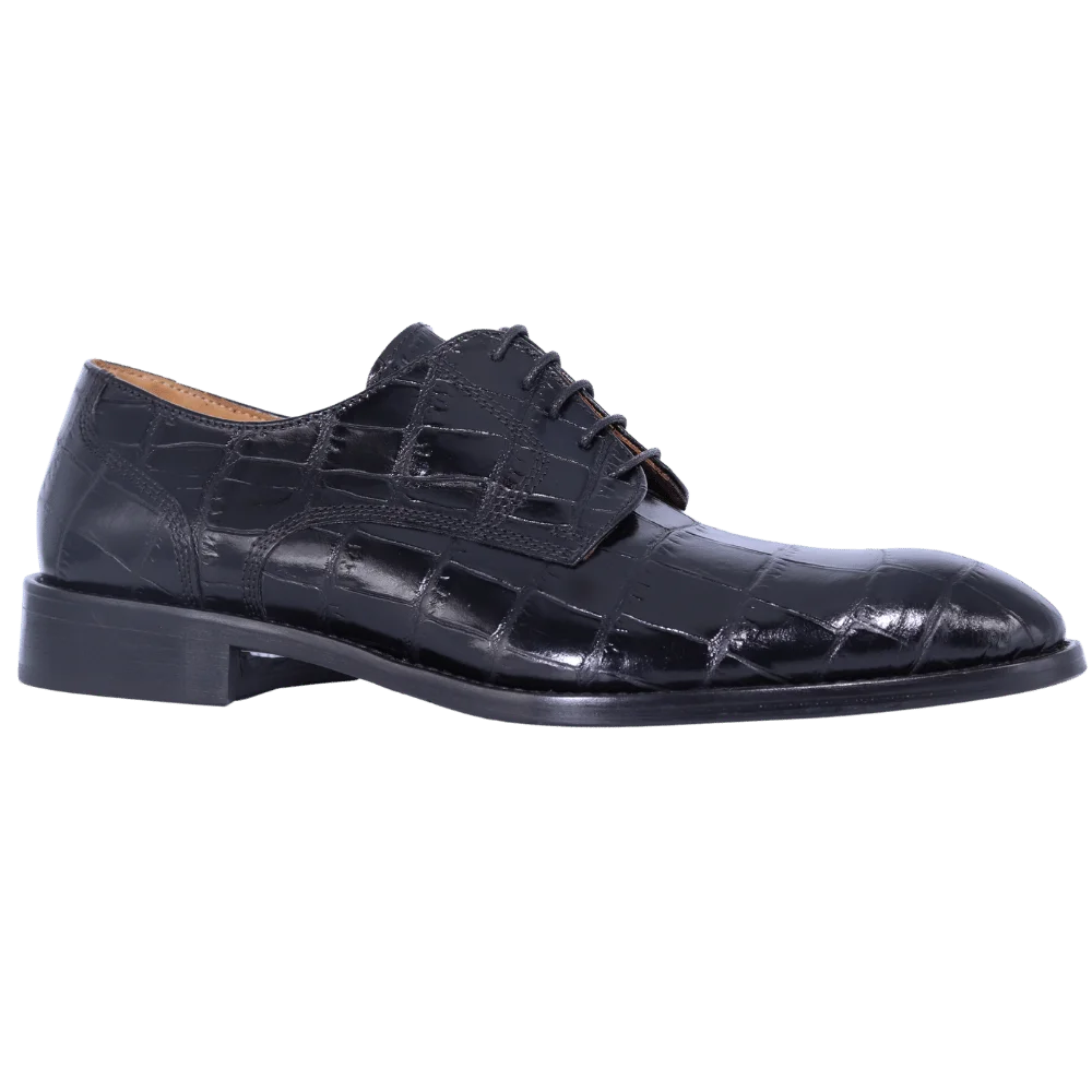 Men's Aliverti Formal Oxford Formal or Dress Shoe in Black (10825) is available in-store, 337 Monty Naicker Street, Durban CBD or online at Omar's Tailors & Outfitters online store.   A men's fashion curation for South African men - established in 1911.