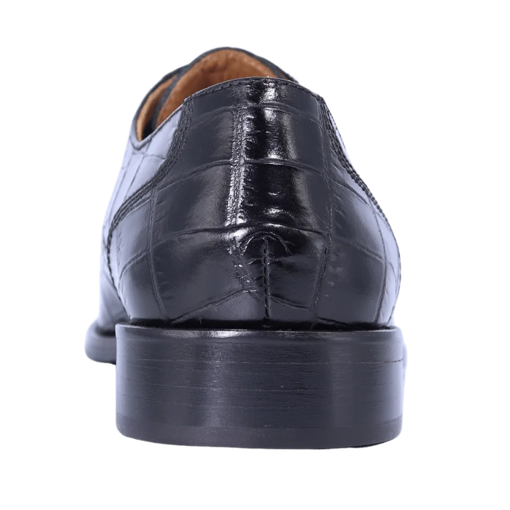 Men's Aliverti Formal Oxford Formal or Dress Shoe in Black (10825) is available in-store, 337 Monty Naicker Street, Durban CBD or online at Omar's Tailors & Outfitters online store. A men's fashion curation for South African men - established in 1911.