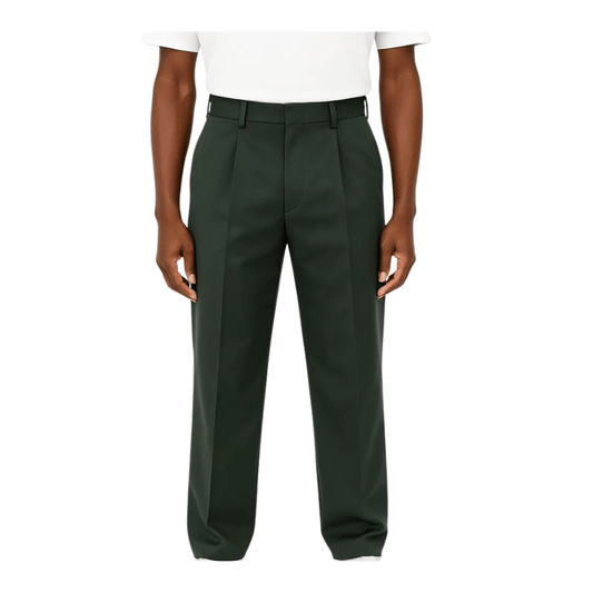 Brentwood Single Pleat Trouser in Olive