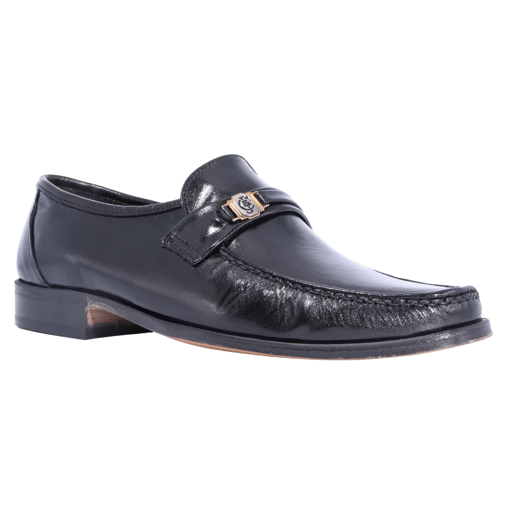 Men's Genuine Leather Crockett & Jones Vincent Moccasin in black Formal Slip-on Shoe available in-store, 337 Monty Naicker Street, Durban CBD or online at Omar's Tailors & Outfitters online store. A men's fashion curation for South African men - established in 1911.