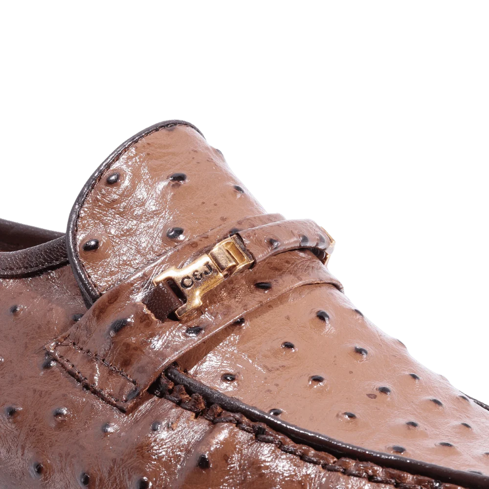 Crockett & Jones Glace Kid - Brown Slip-On (Genuine Leather Upper and Sole)