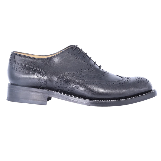 Crockett & Jones Buffcalf - Black Lace-Up (Genuine Leather Upper and Sole)