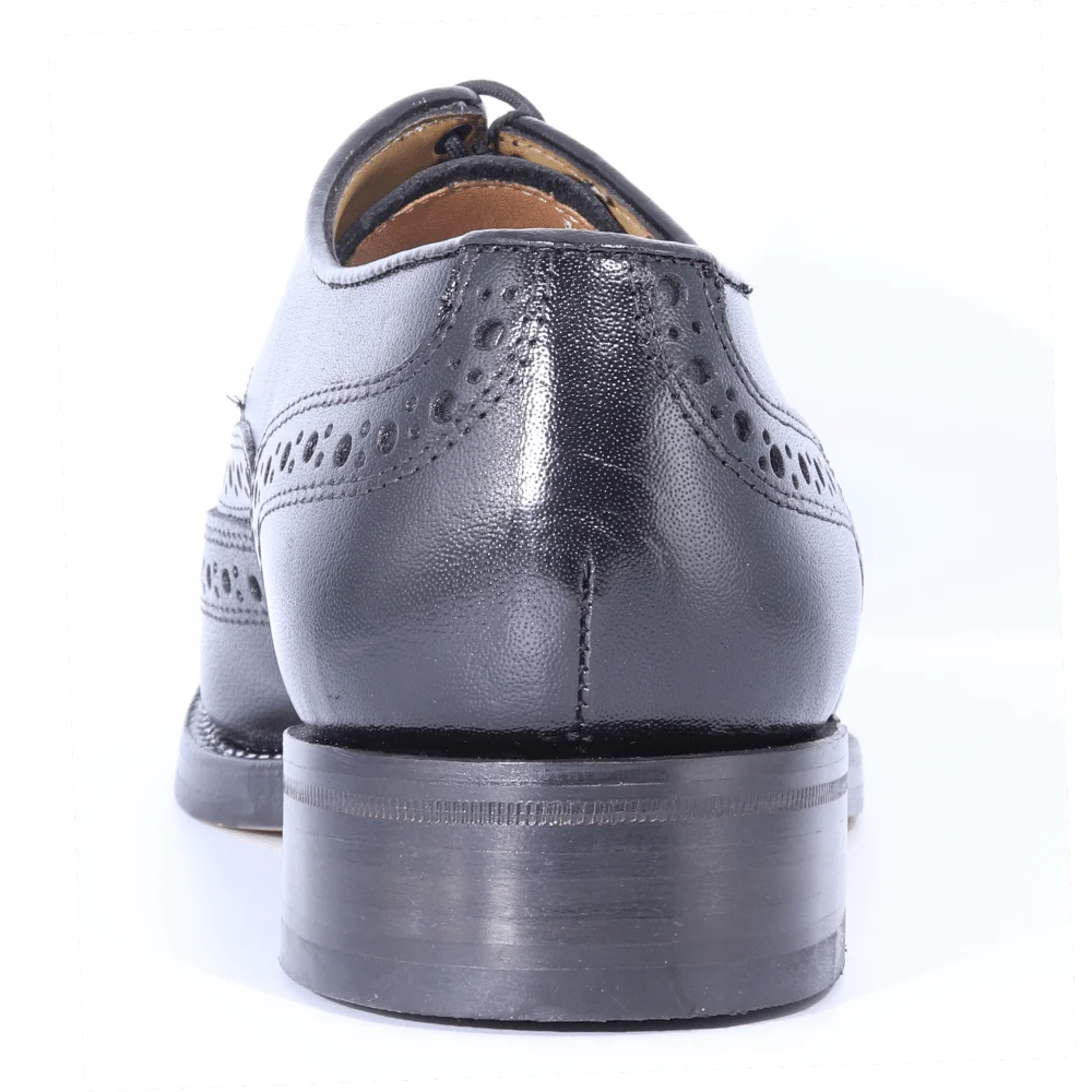 Crockett & Jones Buffcalf - Black Lace-Up (Genuine Leather Upper and Sole)
