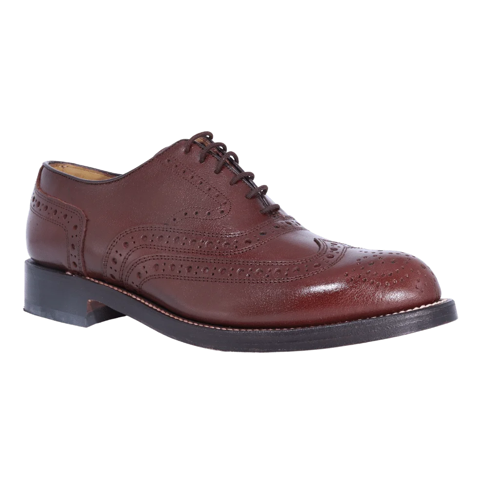 Crockett & Jones Buffcalf - Teak Lace-Up (Genuine Leather Upper and Sole)