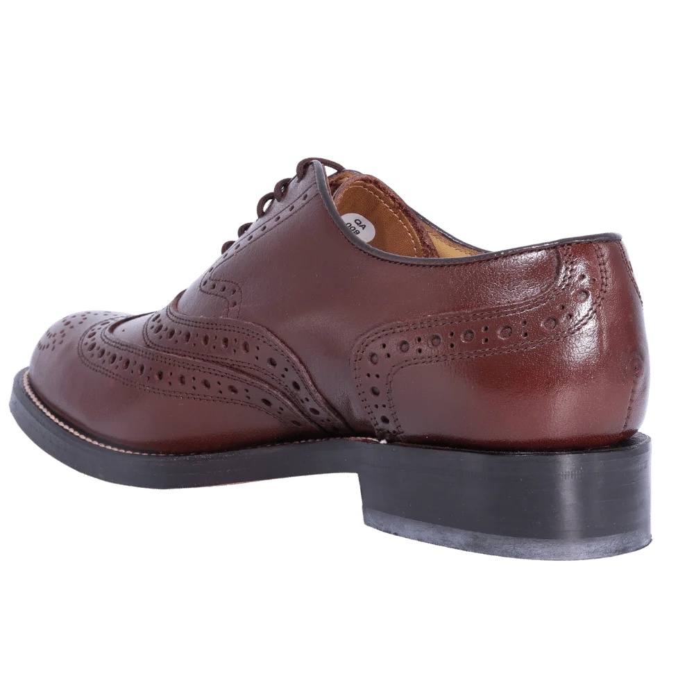 Crockett & Jones Buffcalf - Teak Lace-Up (Genuine Leather Upper and Sole)