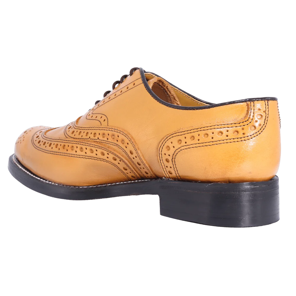 Crockett & Jones Buffcalf - Biscuit Lace-Up (Genuine Leather Upper and Sole)