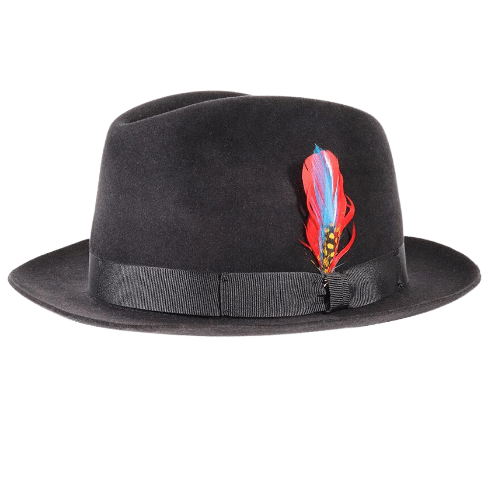 A Trilby Hat is a narrow-brimmed type of hat. It was once viewed as the rich man's favored hat; it is sometimes called the "brown trilby" in Britain and was frequently seen at the horse races. Shop your Trilby Hat today in-store or online - we deliver throughout South Africa!