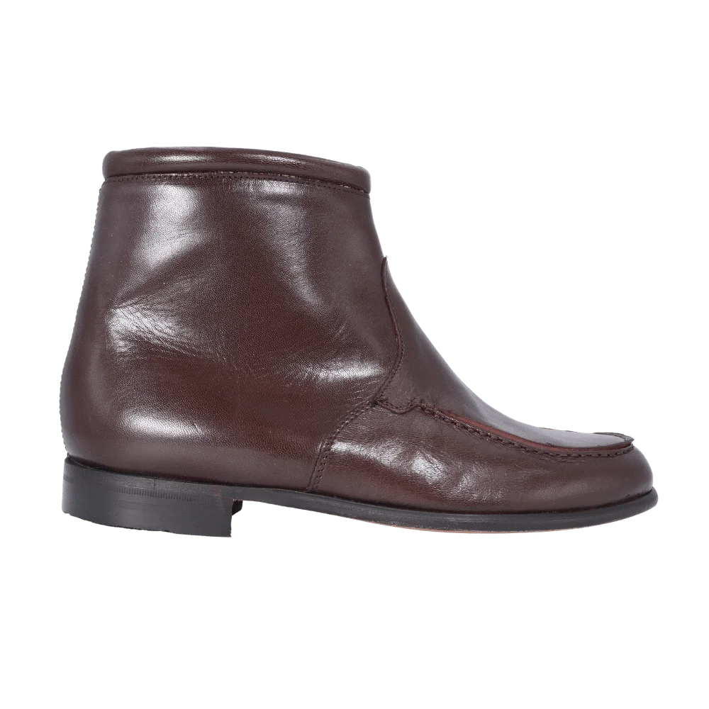 Watson Zip-up Boot - Mocha (Genuine Leather Upper & Sole)