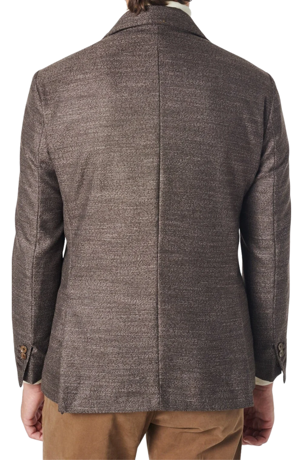 Men's Fusaro Austine Melange Wool Blend Jacket in Brown (21089) - available in-store, 337 Monty Naicker Street, Durban CBD or online at Omar's Tailors & Outfitters online store.   A men's fashion curation for South African men - established in 1911.