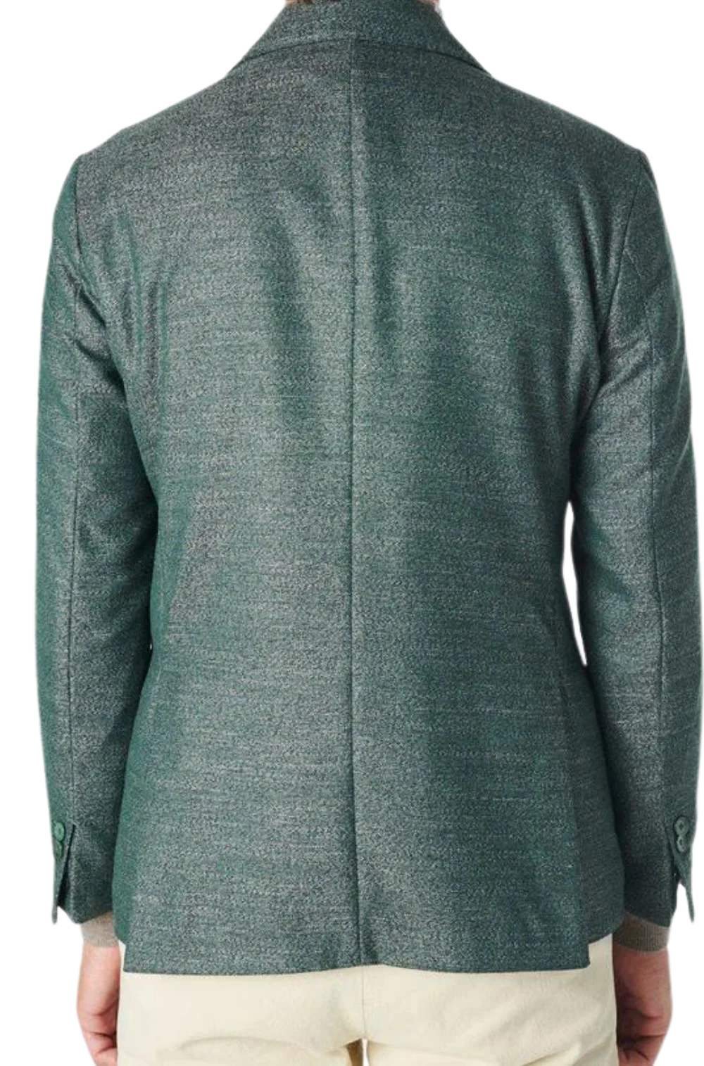 Men's Fusaro Austine Melange Wool Blend Jacket in Green (21089) - available in-store, 337 Monty Naicker Street, Durban CBD or online at Omar's Tailors & Outfitters online store.   A men's fashion curation for South African men - established in 1911.