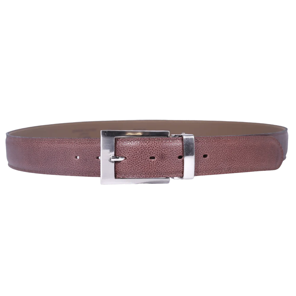 Men's Paris Genuine Leather Belt in Brown (30993) available in-store, 337 Monty Naicker Street, Durban CBD or online at Omar's Tailors & Outfitters online store. A men's fashion curation for South African men - established in 1911.