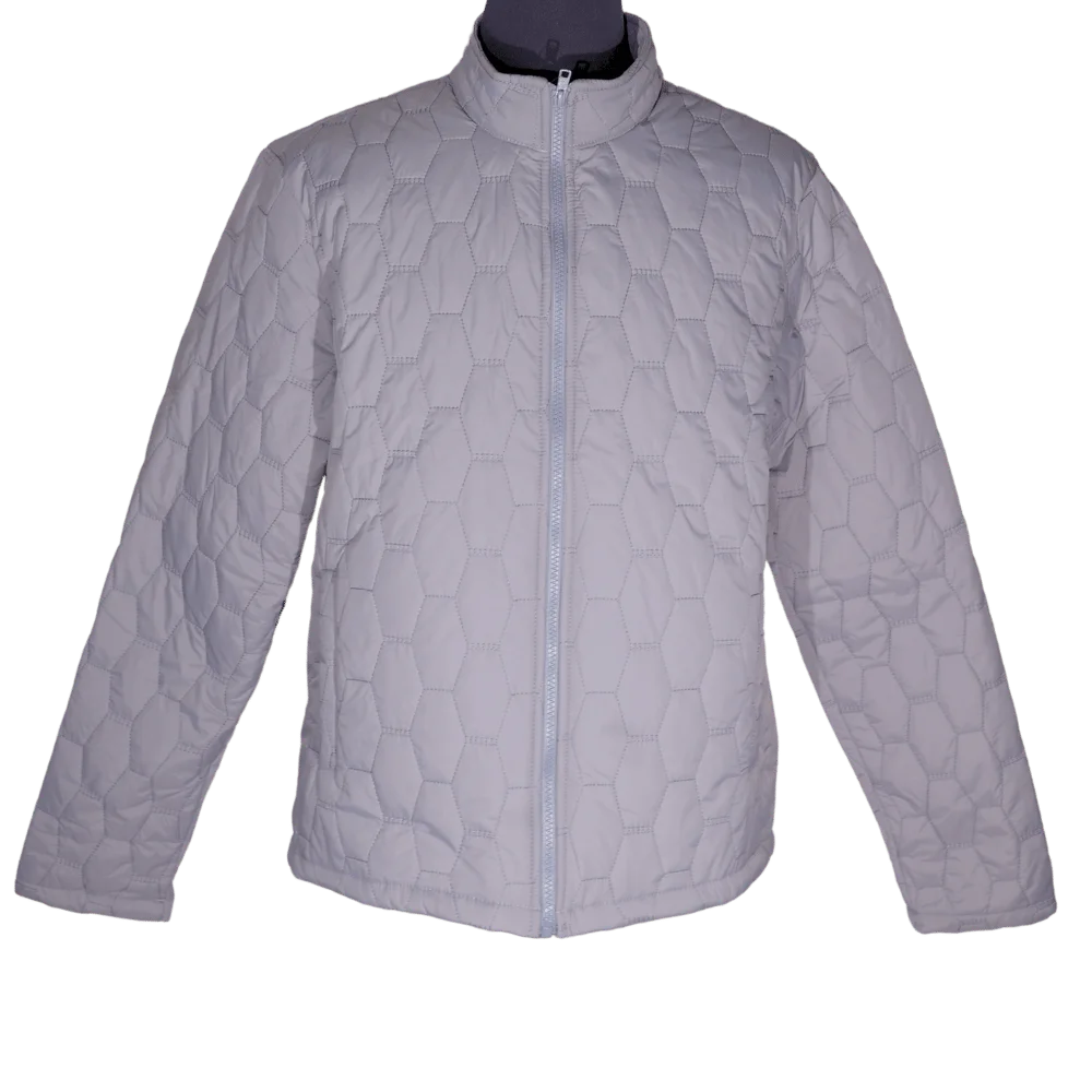 Men's Ferradini Puffer Fashion Jacket in Grey (001) - available in-store, 337 Monty Naicker Street, Durban CBD or online at Omar's Tailors & Outfitters online store. 
A men's fashion curation for South African men, established in 1911.