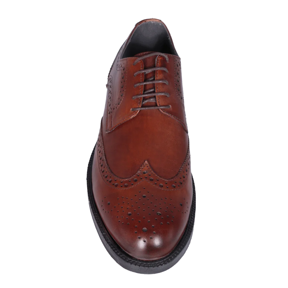 Men's Aliverti Genuine Leather Handmade Oxford Brogue in Brown - Formal/Dress Shoe (3503) available in-store, 337 Monty Naicker Street, Durban CBD or online at Omar's Tailors & Outfitters online store.   A men's fashion curation for South African men - established in 1911.