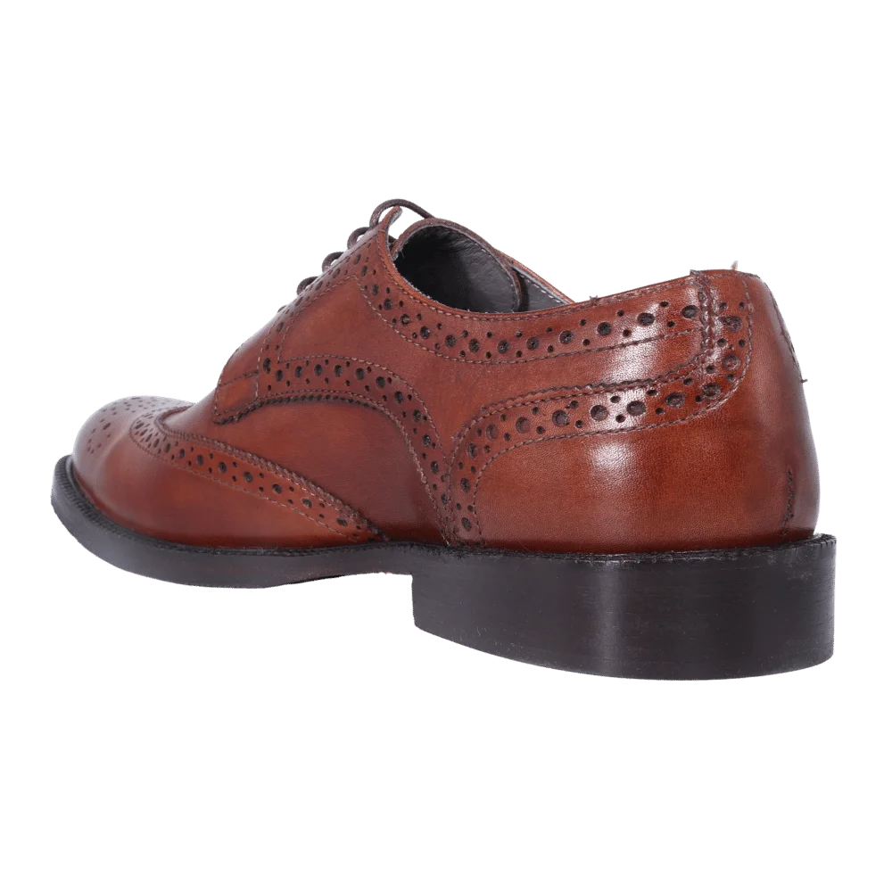 Men's Aliverti Genuine Leather Handmade Oxford Brogue in Brown - Formal/Dress Shoe (3503) available in-store, 337 Monty Naicker Street, Durban CBD or online at Omar's Tailors & Outfitters online store. A men's fashion curation for South African men - established in 1911.