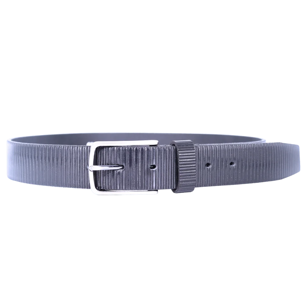 Men's Paris Genuine Leather Belt in Black (3534) available in-store, 337 Monty Naicker Street, Durban CBD or online at Omar's Tailors & Outfitters online store. A men's fashion curation for South African men - established in 1911.