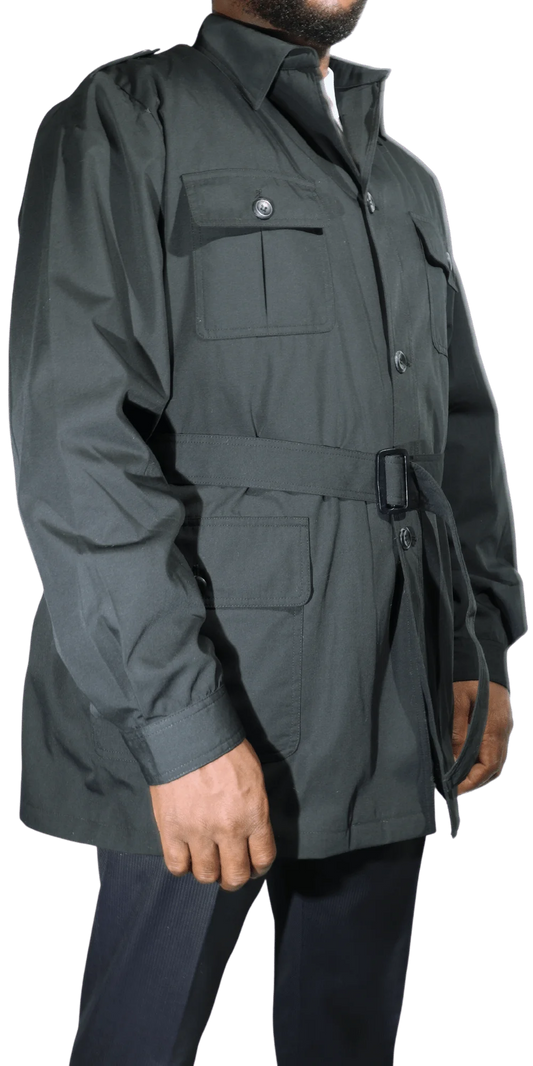 Men's Durburg Dallas Trenchcoat in Black is available in-store, 337 Monty Naicker Street, Durban CBD or online at Omar's Tailors & Outfitters online store.   A men's fashion curation for South African men - established in 1911.