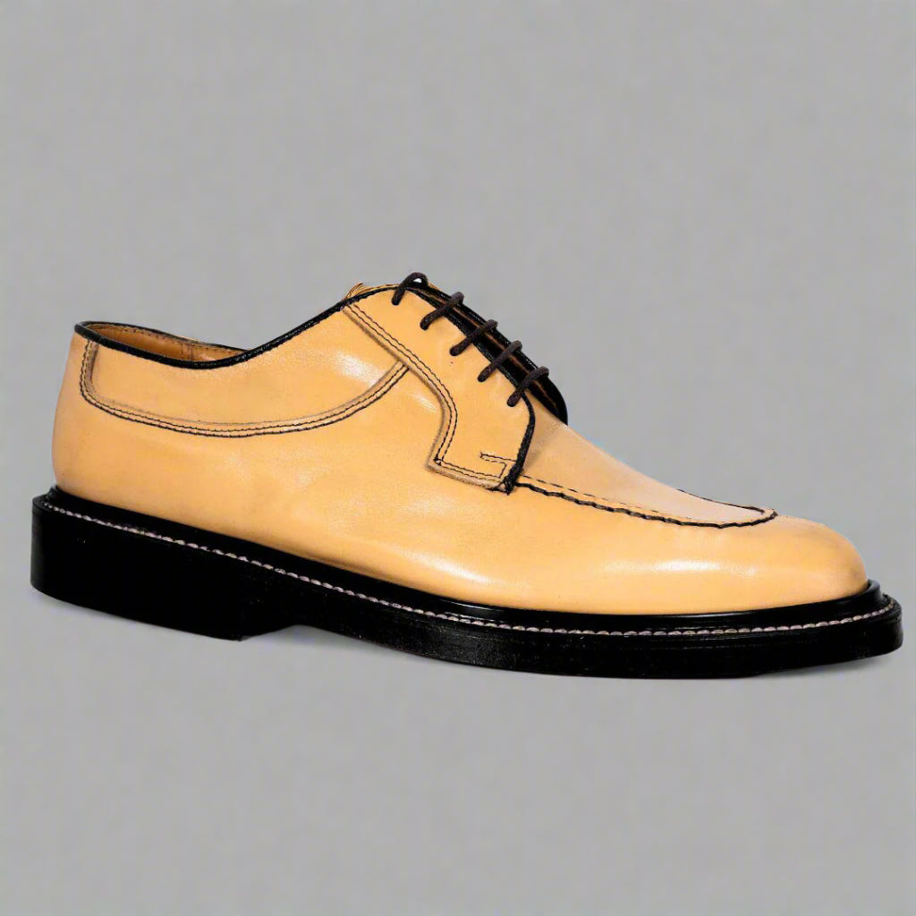 Medicus Lace-Up with Welted Sole in Wheat