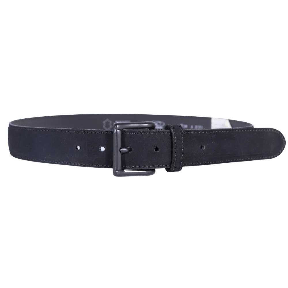 Men's Paris Genuine Leather Belt in Black (3569) available in-store, 337 Monty Naicker Street, Durban CBD or at Omar's Tailors & Outfitters online store. A men's fashion curation for South African men - established in 1911.