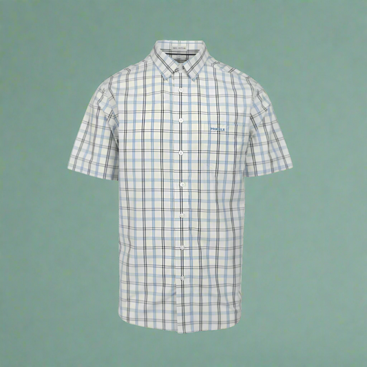 Men's Pringle Duke - 100% Cotton Short Sleeve Shirt in Mint (1601) - available in-store, 337 Monty Naicker Street, Durban CBD or online at Omar's Tailors & Outfitters online store. 
A men's fashion curation for South African men - established in 1911.