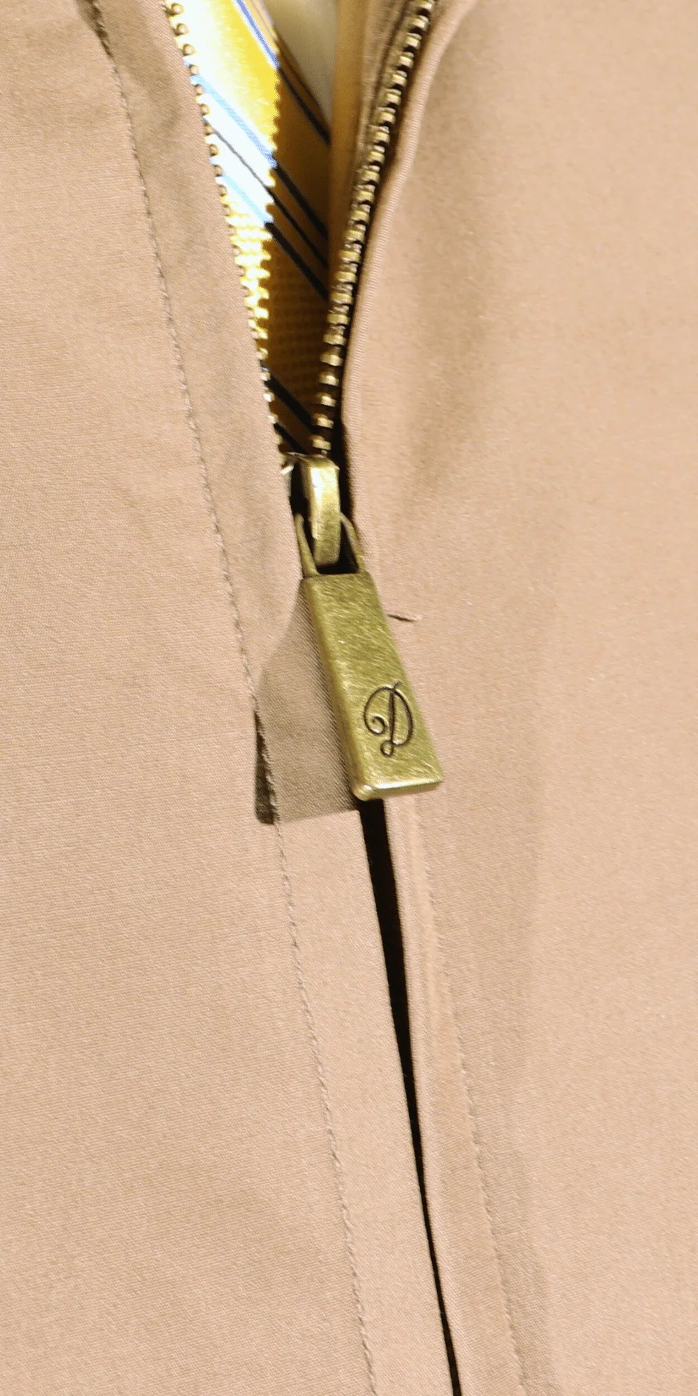 Men's Durburg Simon Zip-up Jacket in Tan is available in-store, 337 Monty Naicker Street, Durban CBD or online at Omar's Tailors & Outfitters online store. A men's fashion curation for South African men - established in 1911.