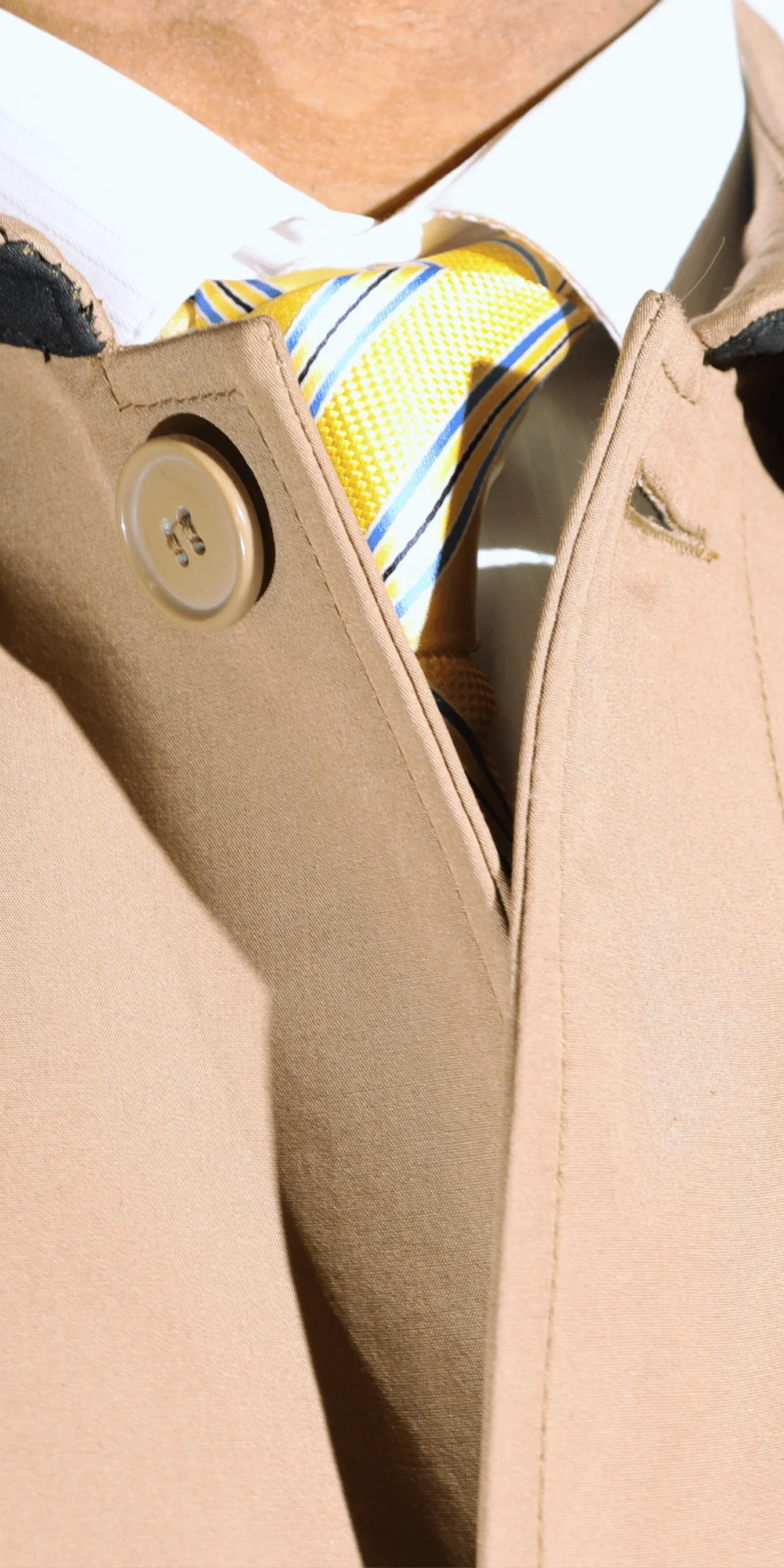 Men's Durburg Sonny Trenchcoat in Tan is available in-store, 337 Monty Naicker Street, Durban CBD or online at Omar's Tailors & Outfitters online store. A men's fashion curation for South African men - established in 1911.