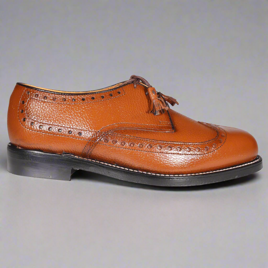 Johnston & Murphy Tan Derby Lace-up with Goodyear Welted Sole