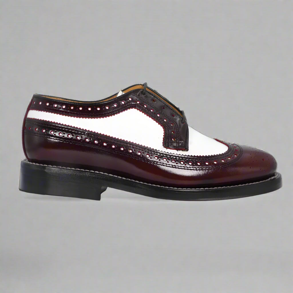 Men s Genuine Leather Johnston Murphy Welted Lace up in Wine