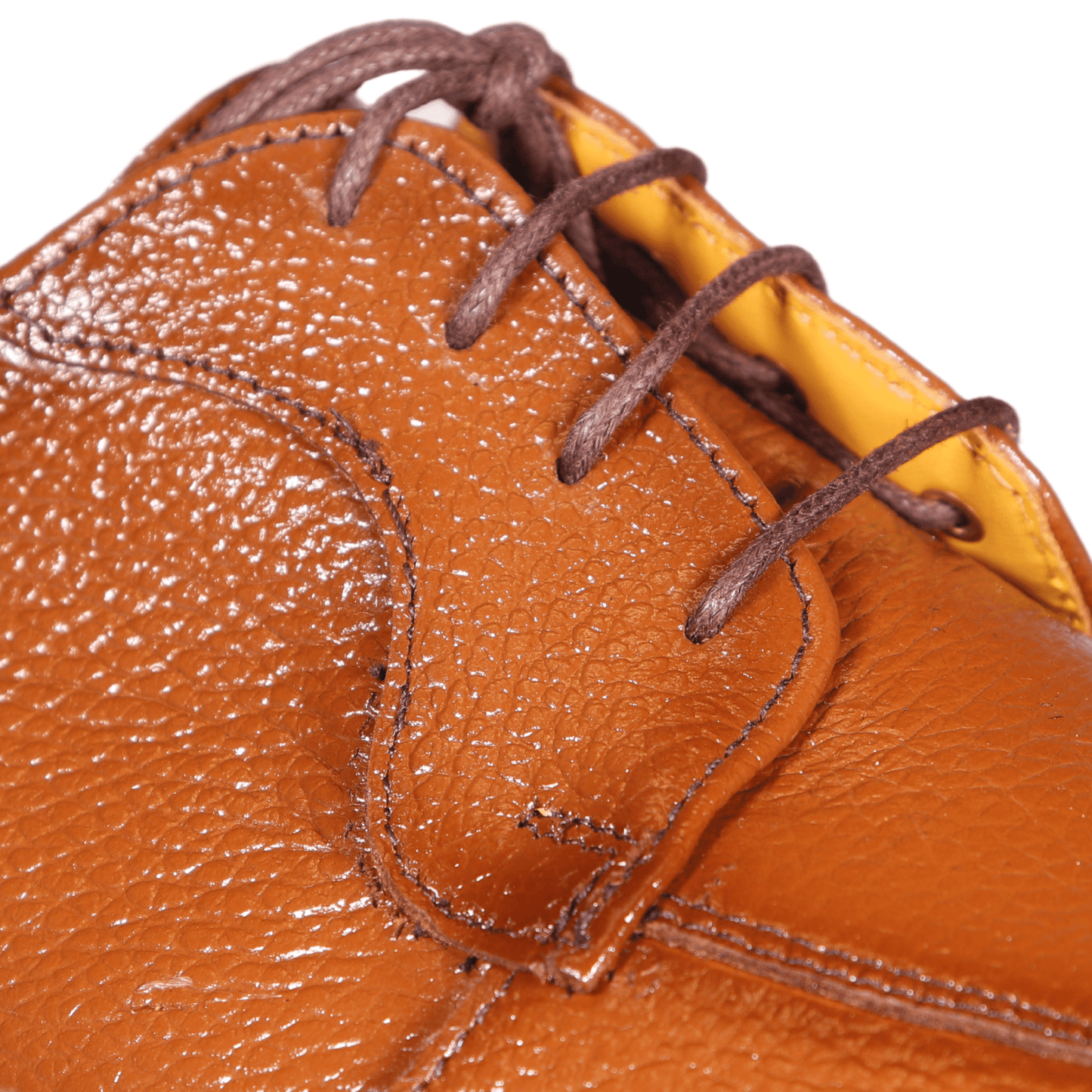 Johnston & Murphy Tan Welted Lace-up