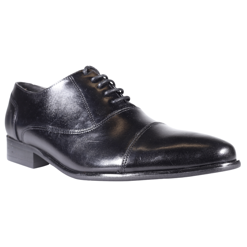 John Drake Oxford Toe-Cap in Black
