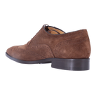 Men's Mercanti Fiorentini Oxford Brogue in Chocolate Suede Formal and Dress Shoe (6650) available in-store, 337 Monty Naicker Street, Durban CBD or online at Omar's Tailors & Outfitters online store.   A men's fashion curation for South African men - established in 1911.