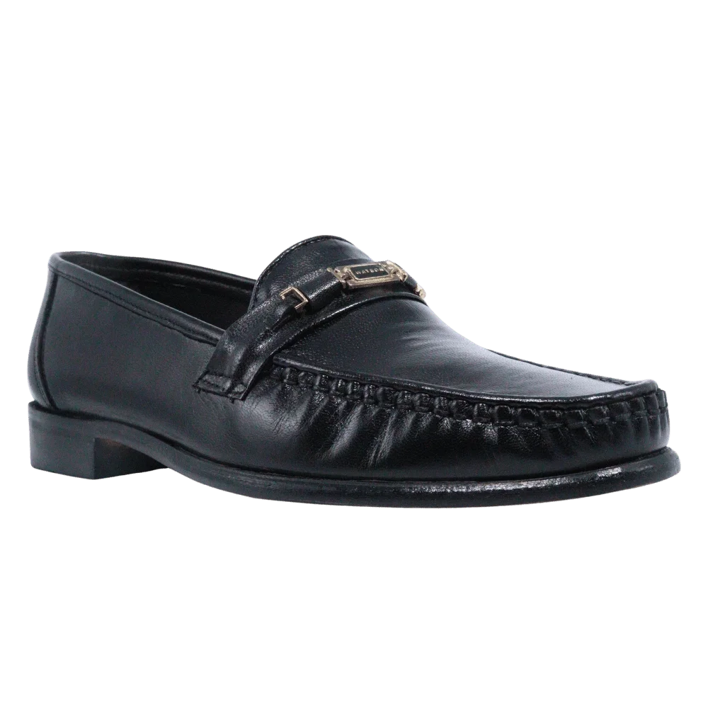 Men's genuine leather upper & sole Waston Moccasin dress or formal shoe with a leather finish available in-store, 337 Monty Naicker Street, Durban CBD or online at Omar's Tailors & Outfitters online store.   A men's fashion curation for South African men - established in 1911.