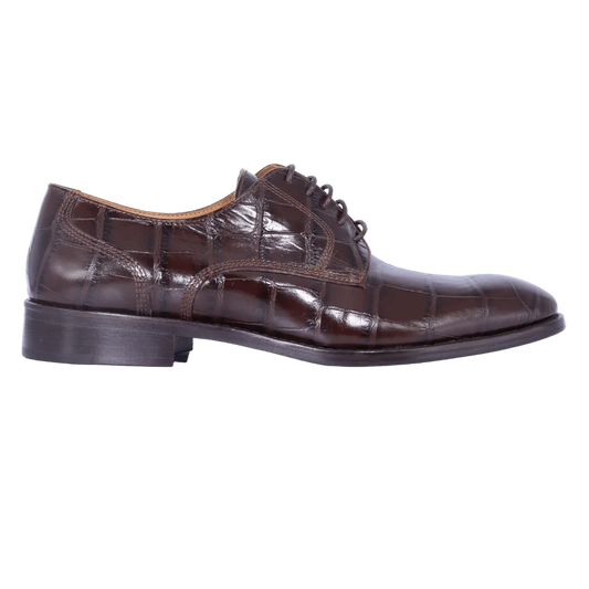 Men's Carli Formal Oxford Formal or Dress Shoe in Brown (10825) is available in-store, 337 Monty Naicker Street, Durban CBD or online at Omar's Tailors & Outfitters online store.   A men's fashion curation for South African men - established in 1911.