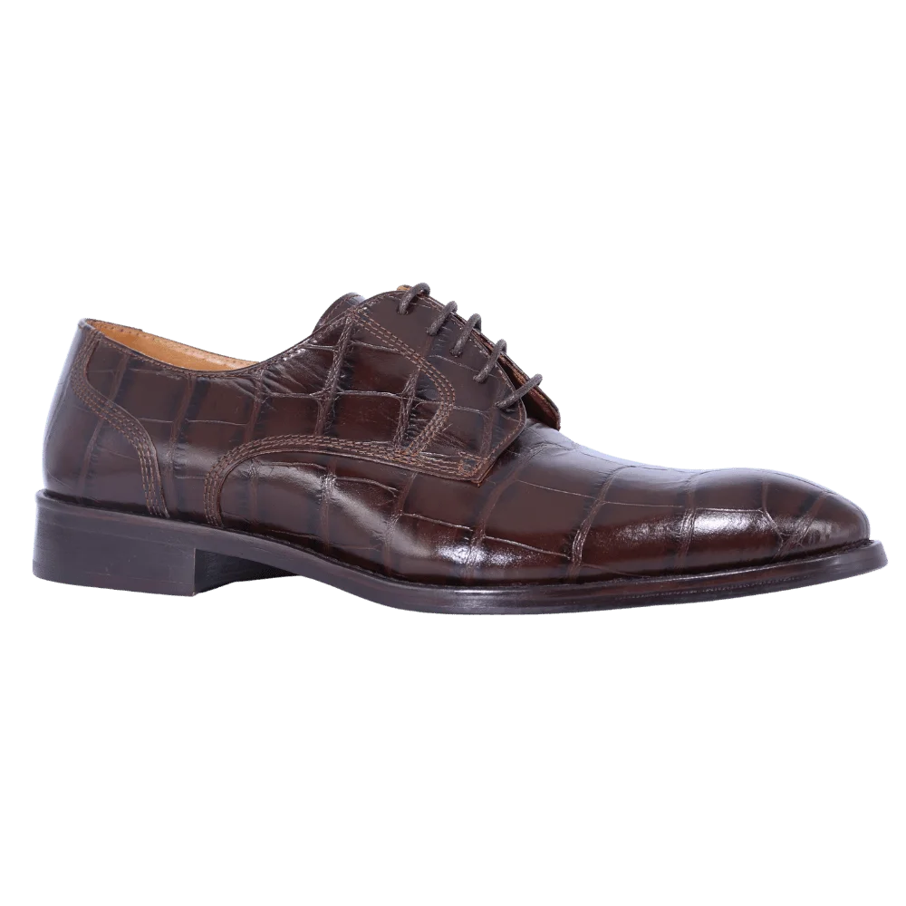 Men's Carli Formal Oxford Formal or Dress Shoe in Brown (10825) is available in-store, 337 Monty Naicker Street, Durban CBD or online at Omar's Tailors & Outfitters online store.   A men's fashion curation for South African men - established in 1911.