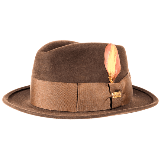 Dobbs Fur Felt Hat - Brown