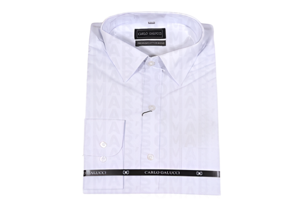 Carlo Galucci Long Sleeve Shirt - White