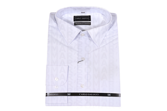 Carlo Galucci Long Sleeve Shirt - White