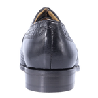 Crockett & Jones Glace Kid - Black Weave Lace-Up (Genuine Leather Upper and Sole)