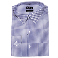 Men's Carlo Galucci Long Sleeve Cotton Formal Dress Shirt in Blue (1192) - available in-store, 337 Monty Naicker Street, Durban CBD or online at Omar's Tailors & Outfitters online store.   A men's fashion curation for South African men - established in 1911.