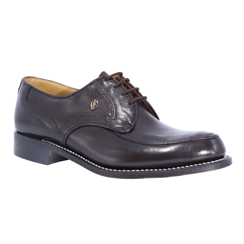 Crockett & Jones Gibson Glace Kid - Cafe Lace-Up (Genuine Leather Upper and Sole)