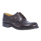 Crockett & Jones Gibson Glace Kid - Cafe Lace-Up (Genuine Leather Upper and Sole)