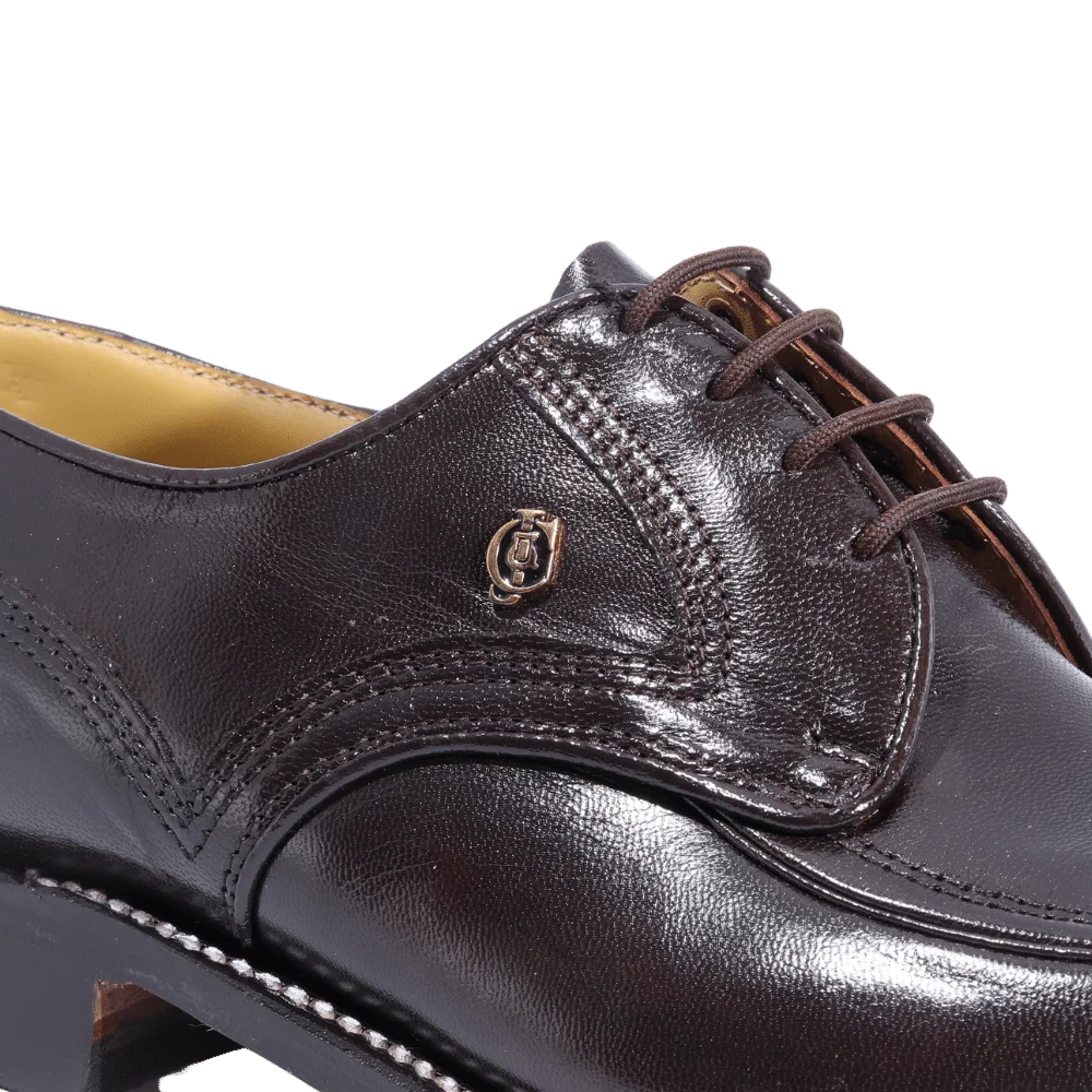Crockett & Jones Gibson Glace Kid - Cafe Lace-Up (Genuine Leather Upper and Sole)