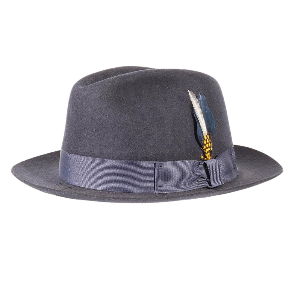Men's Trilby Hat - Navy