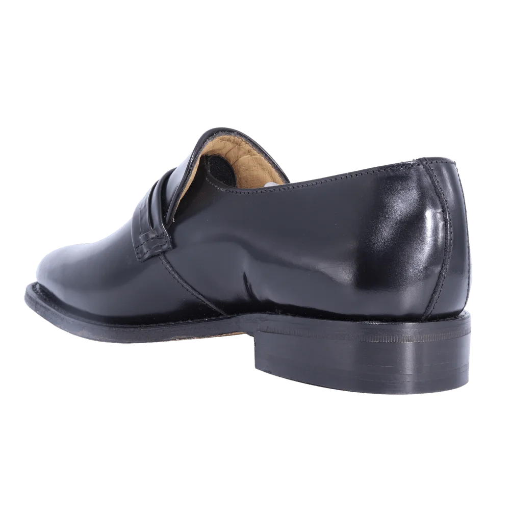 Men's Genuine Leather Crockett & Jones Ryder Moccasin in black Formal Slip-on Shoe available in-store, 337 Monty Naicker Street, Durban CBD or online at Omar's Tailors & Outfitters online store.   A men's fashion curation for South African men - established in 1911.
