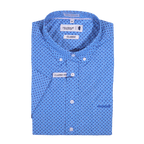 Men's Pringle 100% Cotton Shirt in Blue (1437) - available in-store, 337 Monty Naicker Street, Durban CBD or online at Omar's Tailors & Outfitters online store. 