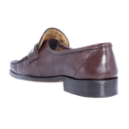 Men's Genuine Leather Crockett & Jones Vincent Moccasin in brown Formal Slip-on Shoe available in-store, 337 Monty Naicker Street, Durban CBD or online at Omar's Tailors & Outfitters online store. A men's fashion curation for South African men - established in 1911.