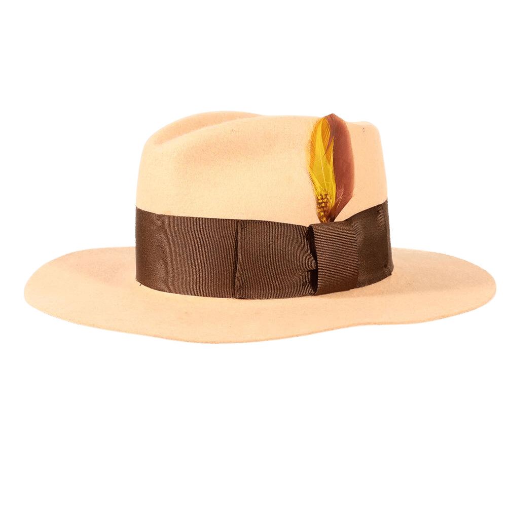 Men's Fur Felt Mr. Jones Hat - Camel