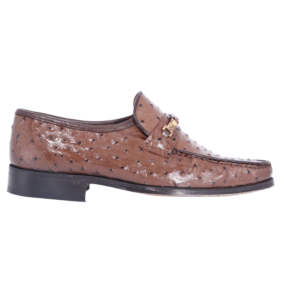 Crockett & Jones Glace Kid - Brown Slip-On (Genuine Leather Upper and Sole)