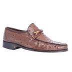 Crockett & Jones Glace Kid - Brown Slip-On (Genuine Leather Upper and Sole)