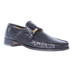 Crockett & Jones Glace Kid - Black Slip-On (Genuine Leather Upper and Sole)